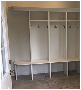 Mud Room with Shelves